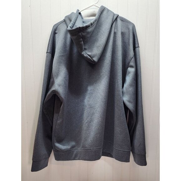 Michigan State Spartans Gray Full-Zip Hoodie With Embroidered Logo XL - Picture 5 of 11